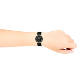 Coach Perry Black Dial Black Leather Strap Watch for Women - 14503333-C