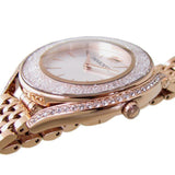 Swarovski Crystalline Aura Silver Dial Rose Gold Steel Strap Watch for Women - 5519459