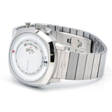 Gucci Grip Chronograph Mickey Mouse White Dial Silver Steel Strap Watch For Men - YA157306