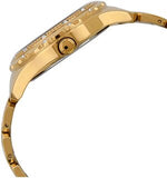 Guess Siren Diamonds Silver Dial Gold Steel Strap Watch for Women - W0442L2
