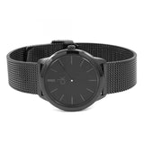 Calvin Klein Minimal Black Dial Black Mesh Bracelet Watch for Men - K3M224B1