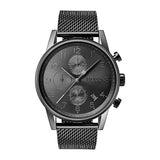 Hugo Boss Navigator Grey Dial Grey Mesh Bracelet Watch for Men - 1513674