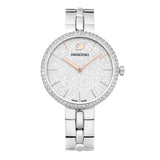 Swarovski Cosmopolitan Diamond Powder Silver Dial Silver Steel Strap Watch for Women - 5517807