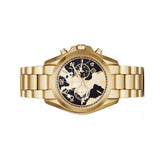 Michael Kors Bradshaw Stop Hunger Black Gold Dial Gold Steel Strap Watch for Women - MK6272