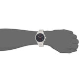 Calvin Klein City Chronograph Black Dial Silver Steel Strap Watch for Men - K2G27141