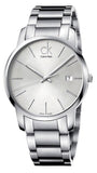 Calvin Klein City Silver Dial Silver Steel Strap Watch for Men - K2G2G146