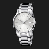 Calvin Klein City Silver Dial Silver Steel Strap Watch for Men - K2G2G146