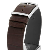 Calvin Klein Window Silver Dial Brown Leather Strap Watch for Men - K2M21126