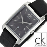 Calvin Klein Window Black Dial Black Leather Strap Watch for Men - K2M23107