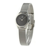 Calvin Klein Minimal Grey Dial Silver Mesh Bracelet Watch for Women - K3M2312X