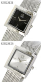 Calvin Klein Mark Silver Dial Silver Mesh Bracelet Watch for Women - K3R23126