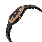 Bvlgari Serpenti Seduttori Black Dial Black Steel Strap Watch for Women - SERPENTI103704