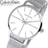 Calvin Klein Even Quartz White Dial Silver Steel Strap Watch for Women - K7B21126