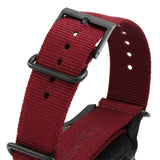 Calvin Klein Tone Maroon Dial Maroon NATO Strap Watch for Men - K7K514UP