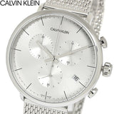 Calvin Klein High Noon Silver Dial Silver Mesh Bracelet Watch for Men - K8M27126