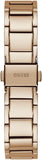 Guess Solstice Diamonds Rose Gold Dial Rose Gold Steel Strap Watch for Women - GW0403L3
