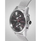 Hugo Boss Jet Chronograph Grey Dial Silver Mesh Bracelet Watch for Men - 1513440