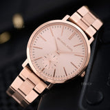 Michael Kors Jaryn Quartz Rose Gold Dial Rose Gold Steel Strap Watch For Women - MK3501