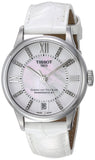 Jam Tangan Tissot Chemin Des Tourelles Powermatic 80 Lady White Dial White Leather Strap Untuk Wanita - T099.207.16.116.00