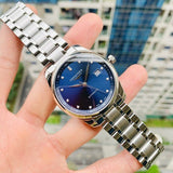 Longines Master Collection Automatic 40mm Blue Dial Silver Steel Strap Watch untuk Pria - L2.793.4.97.6