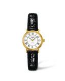Longines Presence Automatic White Dial Black Watch untuk Wanita - L4.321.2.11.2
