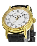 Longines Presence Automatic White Dial Black Watch untuk Wanita - L4.321.2.11.2