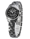 Chanel J12 Diamonds Black Dial Black Steel Strap Watch for Women - J12 H2569