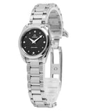 Omega Seamaster Aqua Terra Quartz Diamond Black Dial Silver Steel Strap Watch for Women - 220.10.28.60.51.001