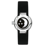 Dior La D De Dior Diamonds Black and Blue Dial Black Leather Strap Watch for Women - CD047111A004 0000