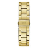 Guess G Twist Diamonds Gold Dial Gold Steel Strap Watch For Women - W1201L2