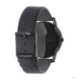 Calvin Klein City Quartz Black Dial Black Leather Strap Watch for Men - K2G2G4C1