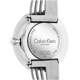 Calvin Klein Drift Silver Dial Silver Steel Strap Watch for Women - K6S2N116