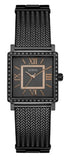 Guess Highline Black Dial Black Mesh Bracelet Watch for Women - W0826L4