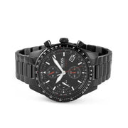 Hugo Boss Aero Chronograph Black Dial Black Steel Strap Watch for Men - 1513771