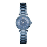 Guess Park Ave Analog Quartz Blue Dial Blue Steel Strap Watch For Women - W0767L4