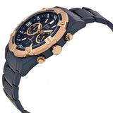 Guess Jolt Analog Blue Dial Blue Steel Strap Watch for Men - W0377G4