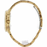 Guess Sassy Analog Quartz Gold Dial Gold Steel Strap Watch For Women - W0705L2