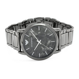 Emporio Armani Luigi Analog Grey Dial Grey Steel Strap Watch For Men - AR11155