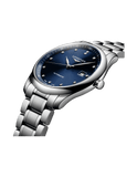 Longines Master Collection Automatic 40mm Blue Dial Silver Steel Strap Watch untuk Pria - L2.793.4.97.6