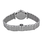 Longines La Grande Classique Diamonds White Dial Silver Steel Strap Watch for Women - L4.209.4.87.6