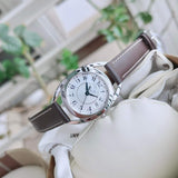 Longines Equestrian Silver Dial Watch Wanita - L6.136.4.73.2