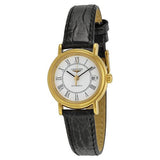 Longines Presence Automatic White Dial Black Watch untuk Wanita - L4.321.2.11.2