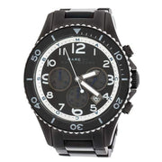 Marc Jacobs Rock Chronograph Limited Edition Gray Dial Gray Steel Strap Watch for Women - MBM5025