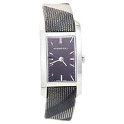 Burberry The Pioneer Black Dial Leather Strap Watch for Women - BU9505