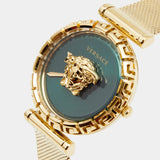 Versace Palazzo Empire Greca Green Dial Gold Mesh Bracelet Watch for Women - VEDV00819