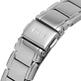 Guess Lily Quartz Silver Dial Silver Steel Strap Watch For Women - GW0528L1