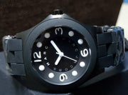 Marc Jacobs Pelly Black Dial Black Silicone Strap Watch for Women - MBM2507