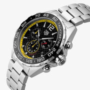 Tag Heuer Formula 1 Chronograph Black Dial Silver Steel Strap Watch for Men- CAZ101AC.BA0842