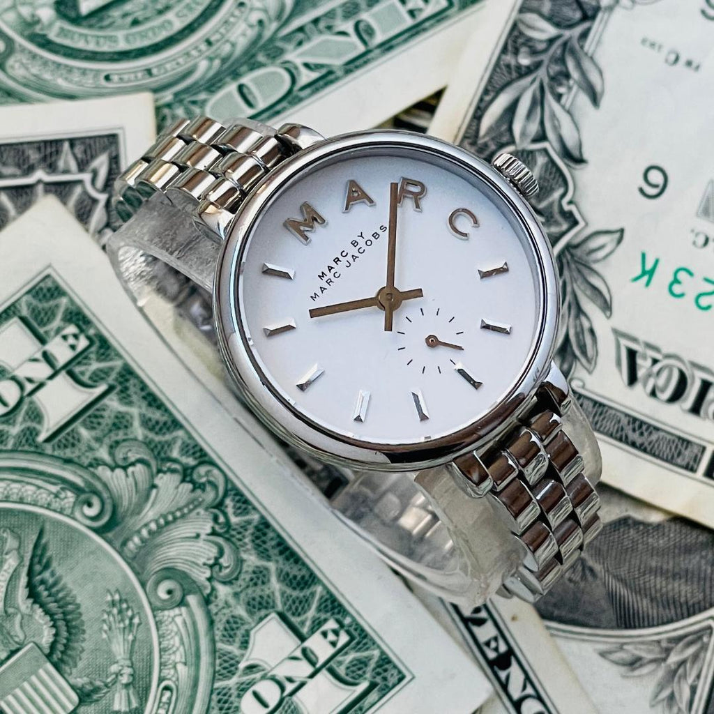Marc by Marc Jacobs Silver and White Watch Marc By Marc Jacobs MBM8642 White Dial Stainless Steel  main image 3