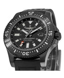 Breitling Superocean 44mm Special Volcano Black Dial Black Rubber Strap Watch for Men - M17393131B1S1